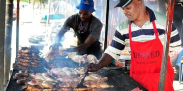 Tshepo Sathekge doesn’t know what it’s like to be an employee. He has been a hawker since his youth and has never looked back. He has now also taken over the food vending business established by his mother at least 30 years ago in Polokwane. Photo: Lucas Ledwaba/Mukurukuru Media