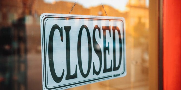 A photo of a closed sign. Evan Wise/ Unsplash