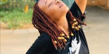 Wits students Eunice Mashopani has opened a braiding business to get extra money while she finishes her studies. Photos supplied.