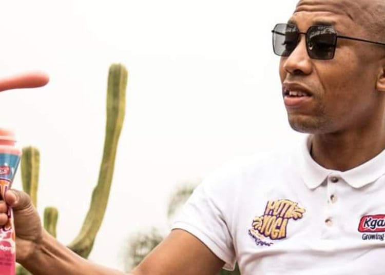 Edward Kgarose, founder of Kgarose Kgaros which produces yoghurts from sweet potatoes.