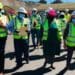 Public Works Minister Patricia De Lille visited Saldanha Bay in the Western Cape