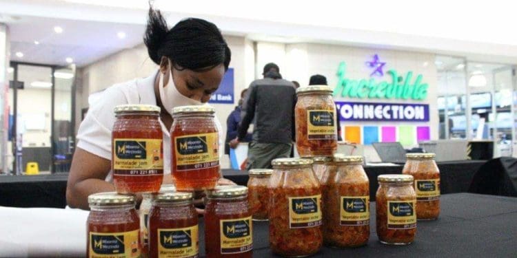 Constance Xaba who makes vegetable atchaar and marmalade jam