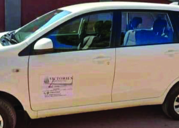 One of the vehicles used by Victory Travel Agency