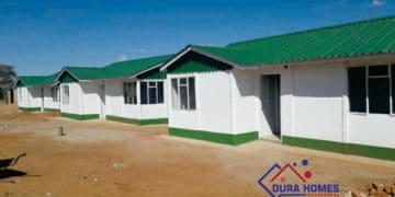 Some of the low cost houses built by Manex Magadzire