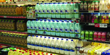 Milk produced by Nkosana Mtimkulu and his father, Stephen