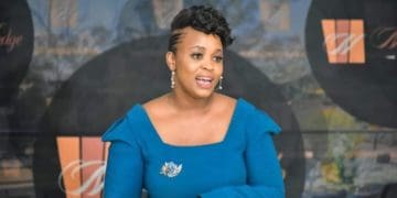 Lebohang Dhludhlu who started poultry farming with her husband