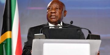 South African President Cyril Ramaphosa.