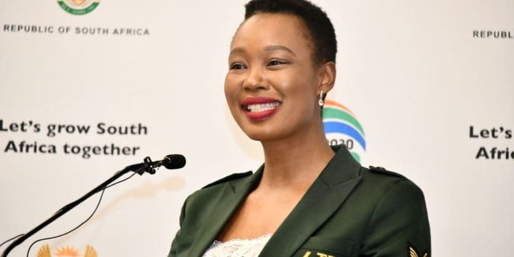 Small Business Development Minister Stella Ndabeni-Abrahams