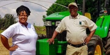 Subsistence farmer Lerato Senakhomo