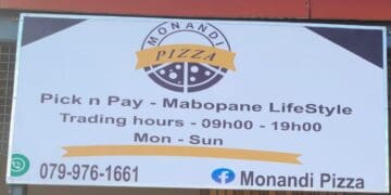 Karabo Chauke's shop where he makes delicious pizza