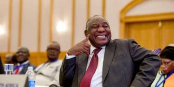 South African President Cyril Ramaphosa.