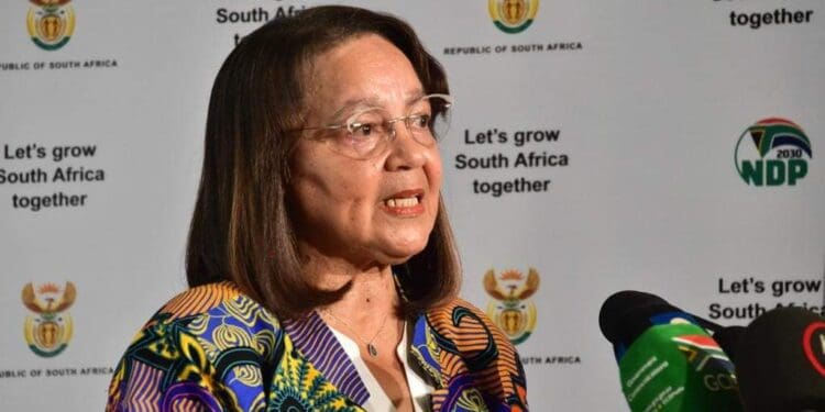 Tourism Minister Patricia de Lille