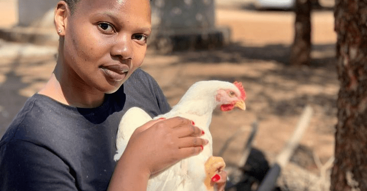 Poultry farmer Ntsako Shipalana