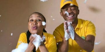 Mpho Bokaba and Dikeledi Bokang owners of Star Cleaners