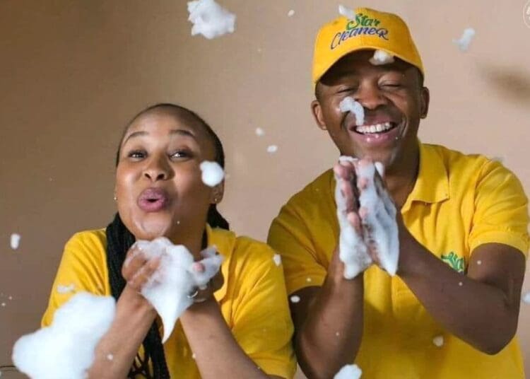 Mpho Bokaba and Dikeledi Bokang owners of Star Cleaners