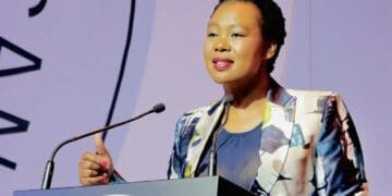 Small Business Development Minister Stella Ndabeni-Abrahams.