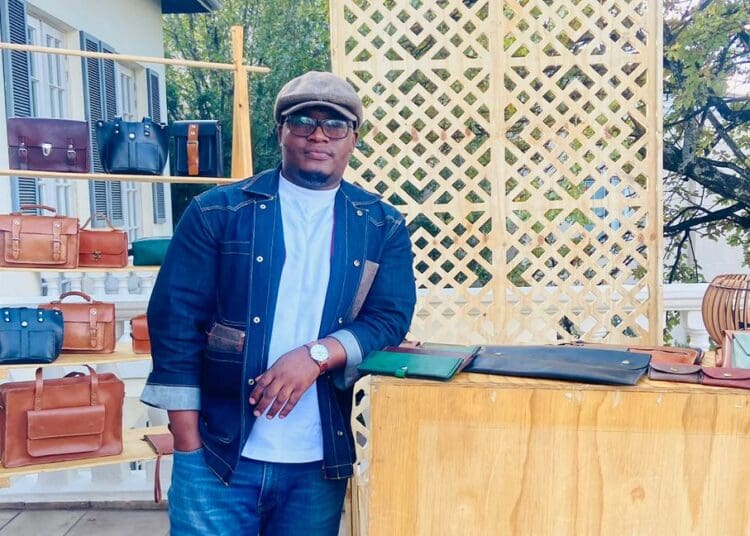 Sepitsi Chepape, who is a talented leather artisan