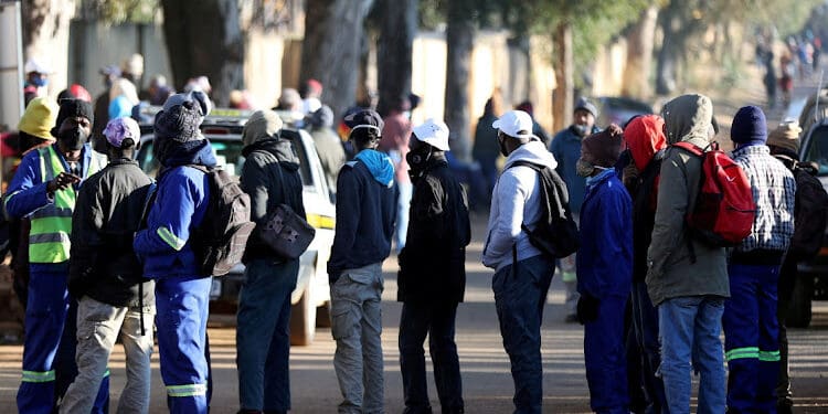 Unemployed people searching for opportunities