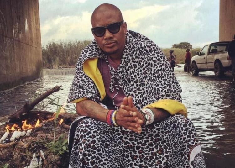 Sangoma Festival founder, Gobela and author Romeo Malepe believe that all healers should move with times. 
Pic: Supplied