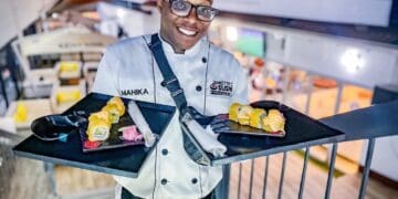 Tshepiso Mahika who runs mobile sushi restaurant