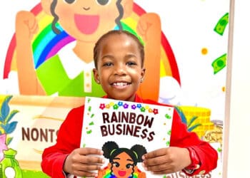 Six year old author Nontsikelelo Phume