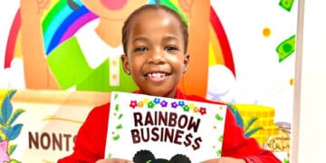 Six year old author Nontsikelelo Phume