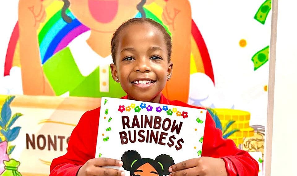 Six year old author Nontsikelelo Phume