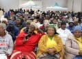 Ex- mine workers and SMMEs attending the Launch of Khanyakude Project