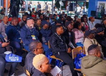 Attendees at the Kasi Business Workshop in Bochabela, Free State, hosted by TEA in partnership with Nedbank