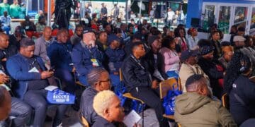 Attendees at the Kasi Business Workshop in Bochabela, Free State, hosted by TEA in partnership with Nedbank