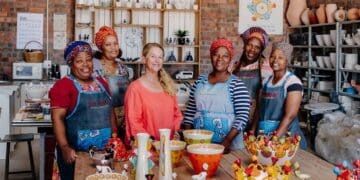 Women who run Zizamele Ceramics