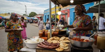Street food vendors are worried about the impact of the outbreak of Foot and Mouth disease. Photo. www.southafrica.net