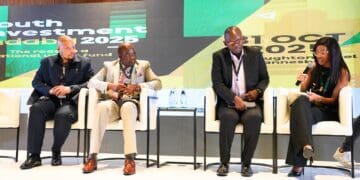 Panelists during the launch of youth fund. photo by NYDA